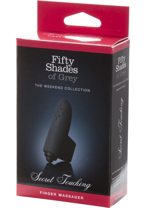 Fifty Shades of Grey Secret Touching Finger Massager - Black