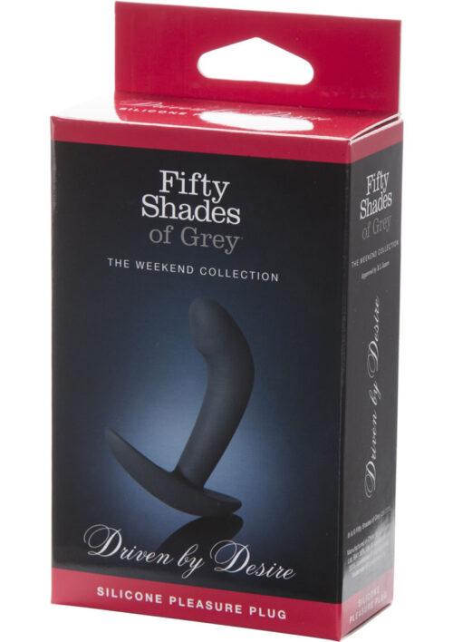 Fifty Shades of Grey Driven by Desire Silicone Pleasure Plug - Black