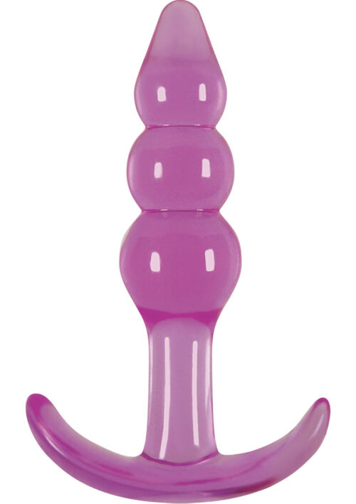 Jelly Rancher Ripple T Plug Butt Plug - Purple