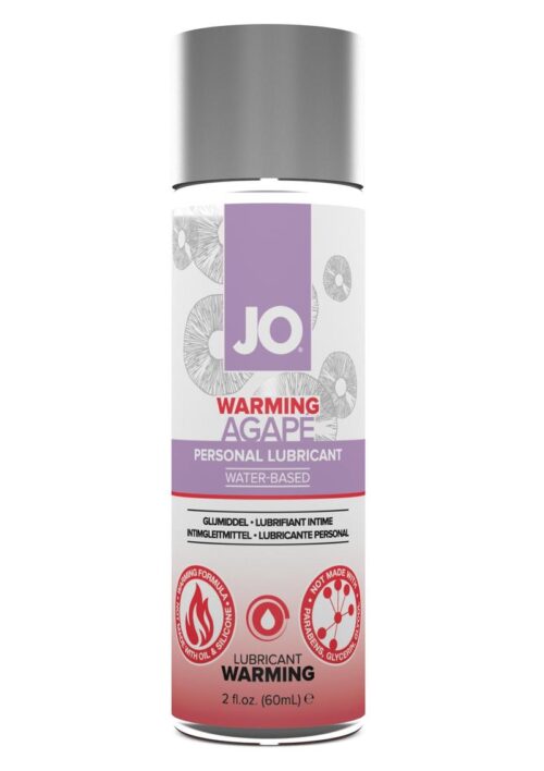 JO Agape Water Based Warming Lubricant 2oz