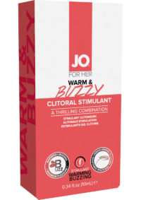 JO Warm and Buzzy Water Based Warming Clitoral Stimulant Cream .34oz
