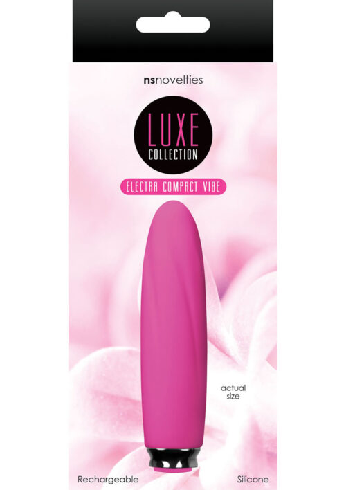 Luxe Collection Electra Rechargeable Silicone Compact Vibe - Pink