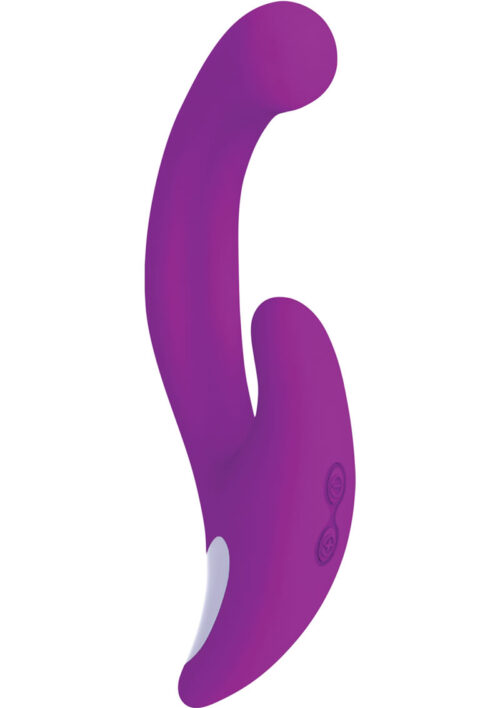 Linea Duo Silicone Personal Massager Waterproof Purple