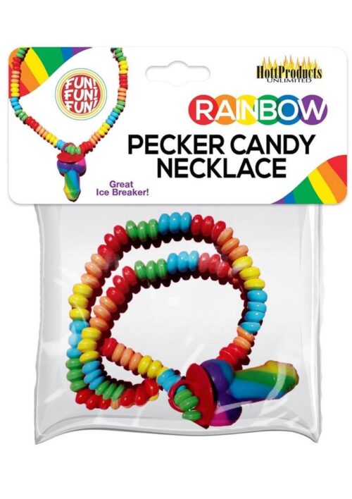 Rainbow Pecker Canky Necklace