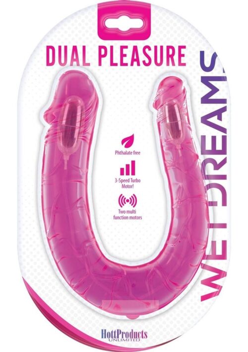Wet Dreams Dual Pleasure Frenzy Double Dong 12in - Pink Passion
