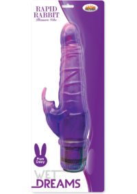 Wet Dreams Rapid Rabbit Jelly Pleasure Vibe Water Resistant Purple