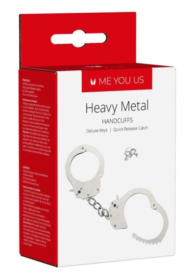 ME YOU US Heavy Metal Handcuffs - Silver