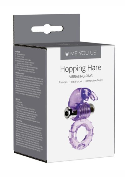 ME YOU US Hopping Hare Vibrating Cock Ring - Purple