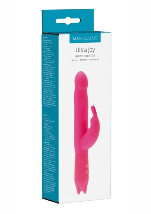 ME YOU US Ultra Joy Silicone Rabbit Vibrator - Pink