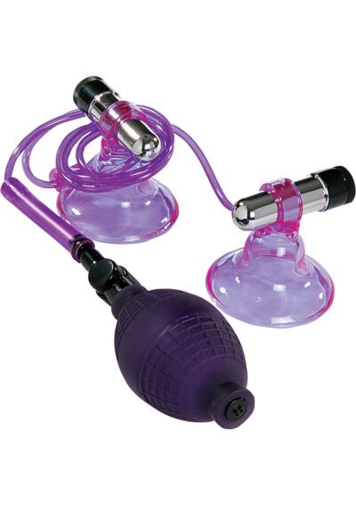 Kinx High Beam Vibrating Nipple Pump - Purple
