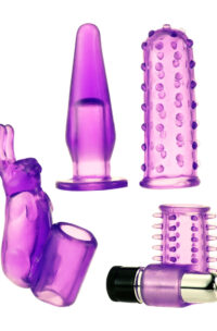 ME YOU US 4play Couples Kit with Bullet and Sleeves - Purple