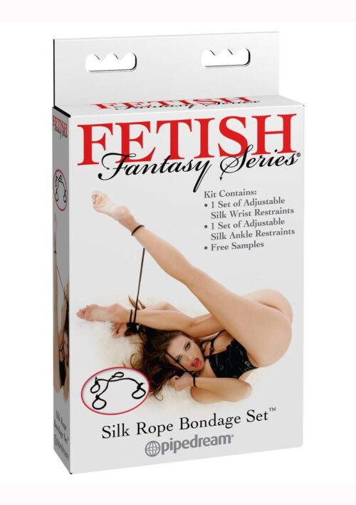 Fetish Fantasy Series Silk Rope Bondage Set - Black