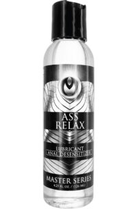 Master Series Ass Relax Water Based Desensitizing Lubricant 4.25oz