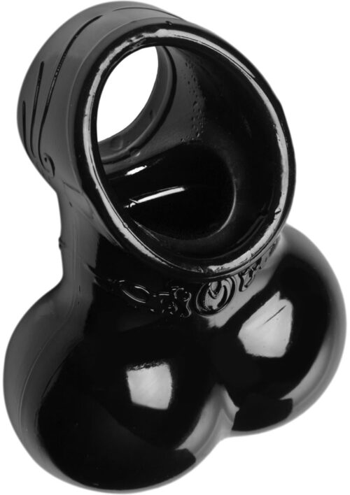 Master Series Squeeze My Sack Scrotum Pouch - Black