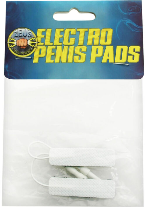 Zeus Electrosex Adhesive Penis-Pads (2 Pack) - White