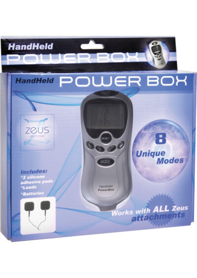 Zeus Electrosex Powerbox - Handheld - 8 Modes - Digital Display