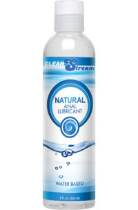 CleanStream Natural Water Based Anal Lubricant 8oz