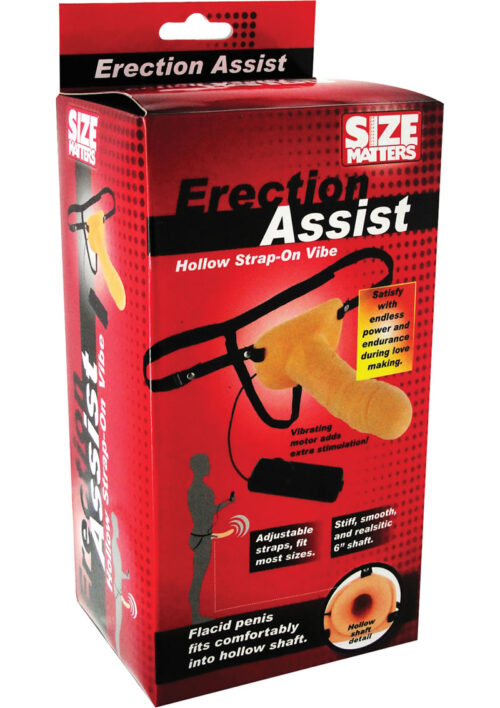Size Matters Erection Assist Hollow Strap-On Vibe