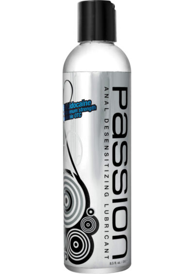 Passion Maximum Strength Anal Desensitizing Water Based Lubricant with Lidocaine 8.25oz