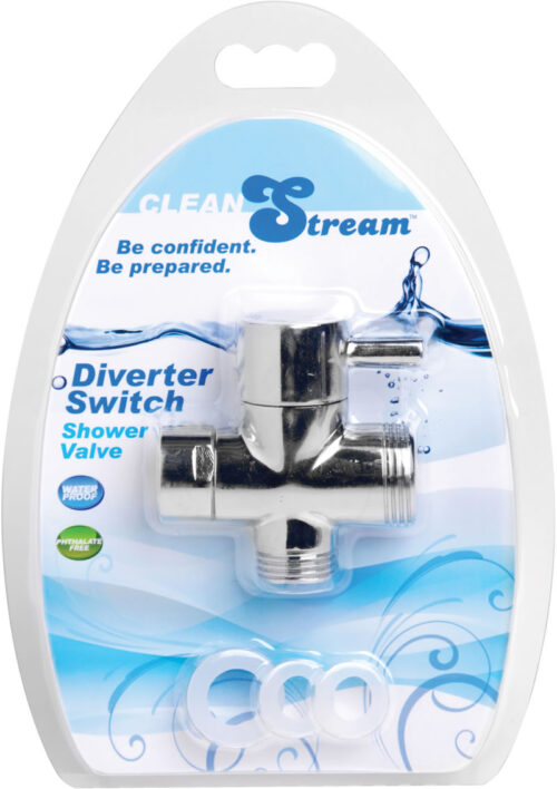 CleanStream Diverter Switch Shower Valve - Silver