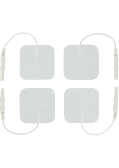 Zeus Electrosex Adhesive Electro-Pads (4 Pack) - White