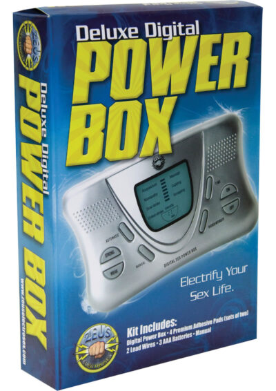 Zeus Electrosex Deluxe Digital Power Box - Gray