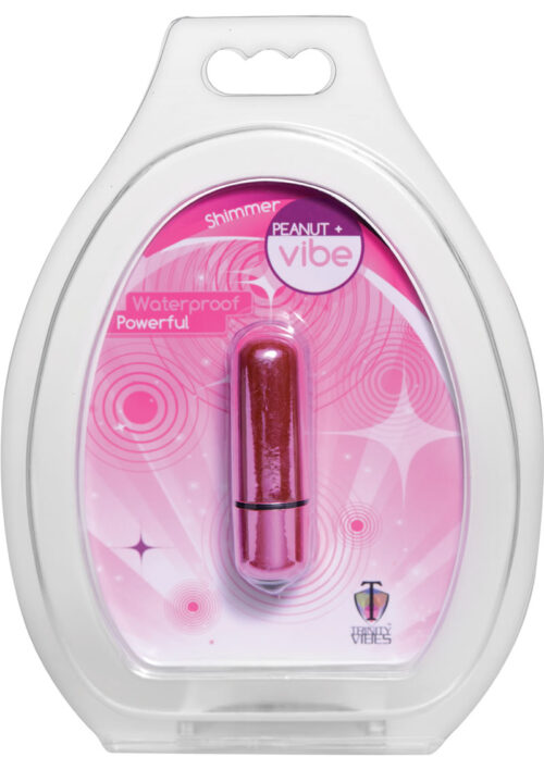 Trinity Vibes Shimmer Peanut Plus Bullet Waterproof Pink