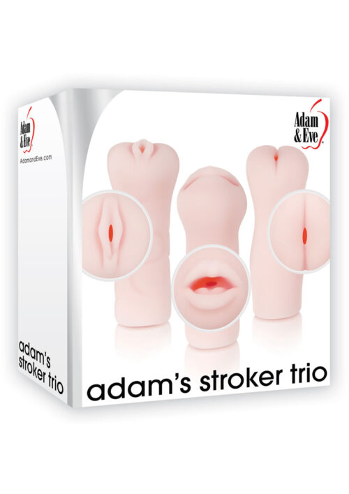 Adam and Eve Adam`s Stroker Trio Kit - Vanilla