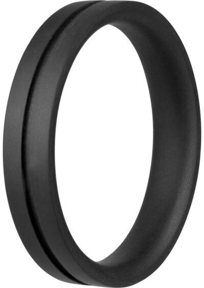 RingO Pro Xtra-Large Silicone Cock Rings Waterproof - Black (12 each per box)