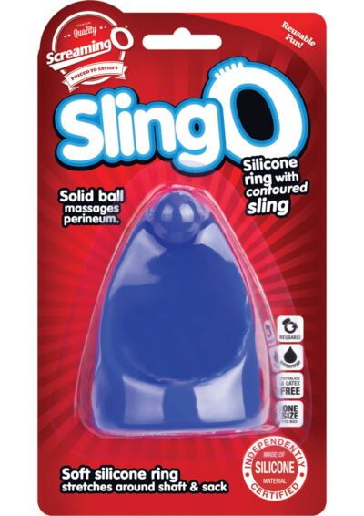 Sling O Silicone Ring with Contoured Sling Waterproof - Blue (6 each per box)