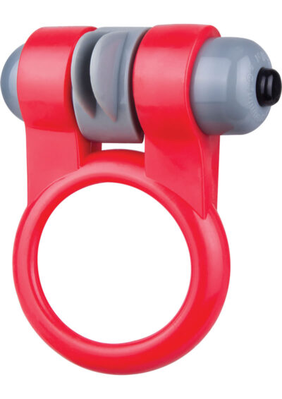 Sport Vibrating Cockring Waterproof Red 6 Each Per Box