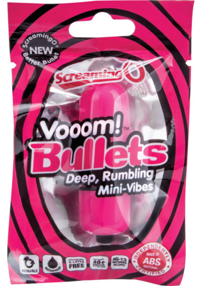 Vooom Bullets Mini Vibes Waterproof Strawberry 20 Each Per Box
