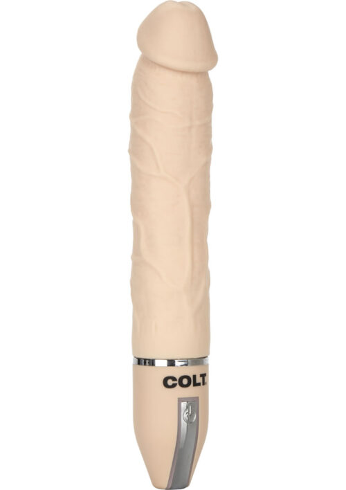 COLT Deep Drill Silicone Vibrating Butt Probe - Ivory