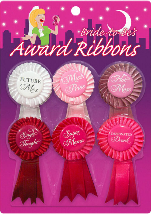 Bride-To-Be`s Award Ribbons (6 Per Pack)