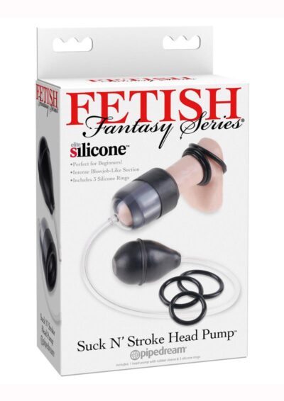 Fetish Fantasy Series Suck N` Stroke Head Pump - Black