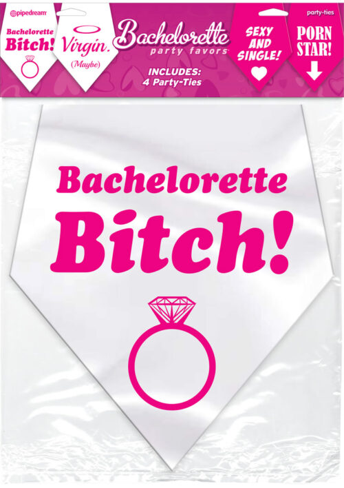 Bachelorette Party Favors Party Ties 4 Each Per Pack
