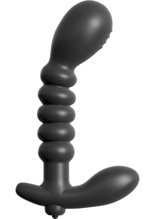 Anal Fantasy Collection Ribbed Prostate Vibe Silicone Waterproof 5.25 Inch