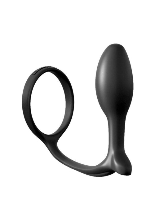 Anal Fantasy Collection Ass-Gasm Cockring Beginners Silicone Plug Slim 3.4in