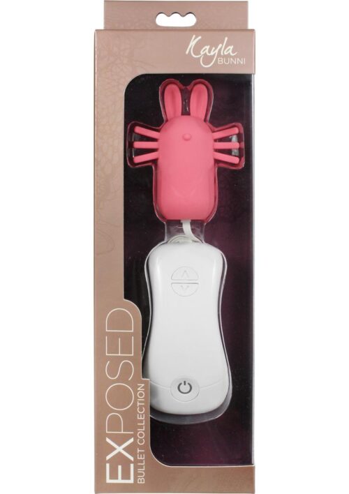 Exposed Kayla Bunni Egg with Remote Control - Dusty Rose