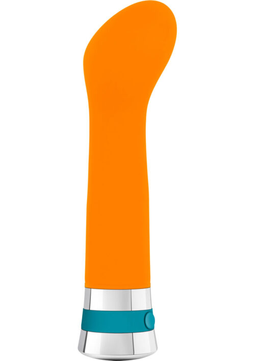Aria Hue G Silicone G-Spot Vibrator - Tangerine