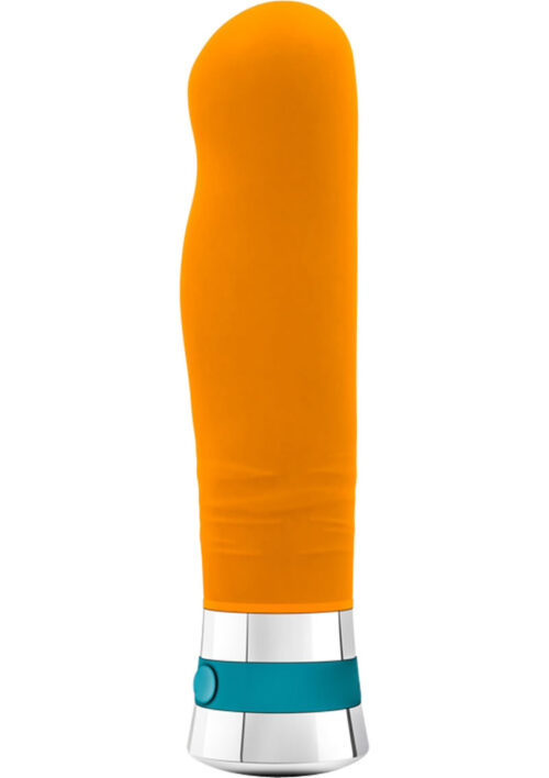 Aria Lucent Silicone Vibrator - Tangerine