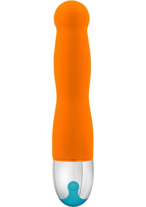 Aria Energy Silicone Vibrator- Tangerine