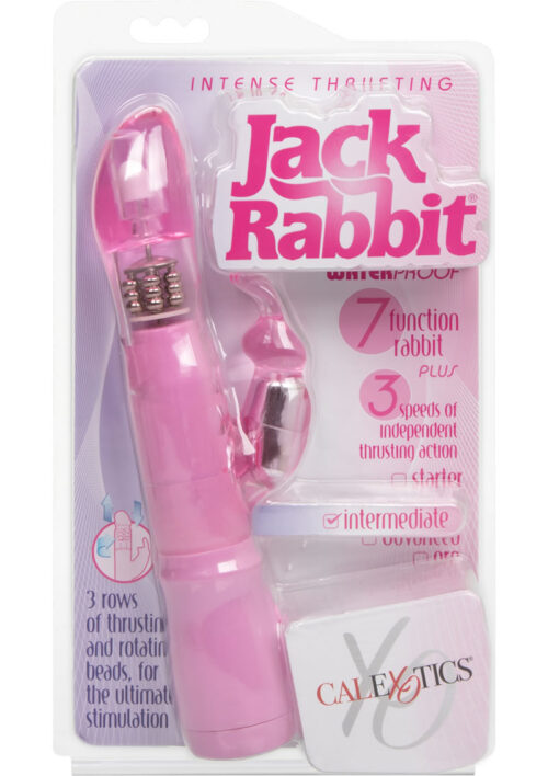 Jack Rabbit Intense Thrusting Rabbit Vibrator - Pink