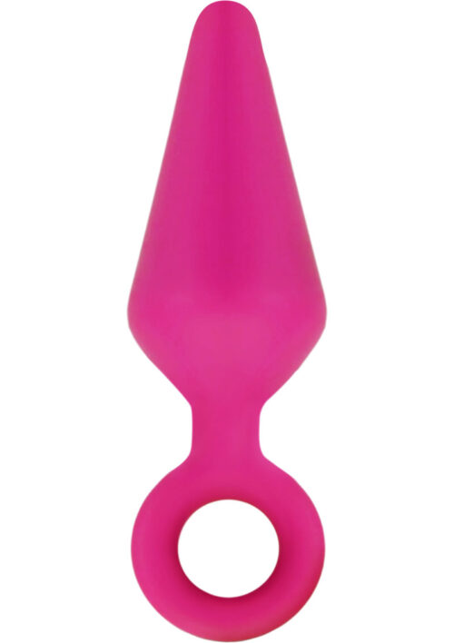 Luxe Candy Rimmer Silicone Butt Plug - Large - Pink