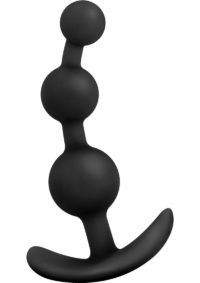 Luxe Be Me 3 Silicone Butt Plug - Black