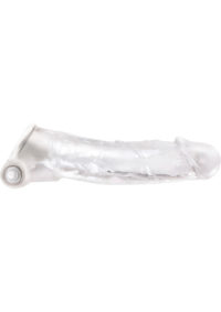 Renegade Manaconda Vibrating Realistic Dildo Penis Extender 7.2in - Clear