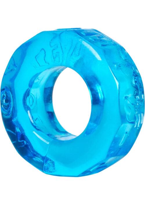 Oxballs Atomic Jock Sprocket Super Stretchy Cock Ring 2.8in - Blue