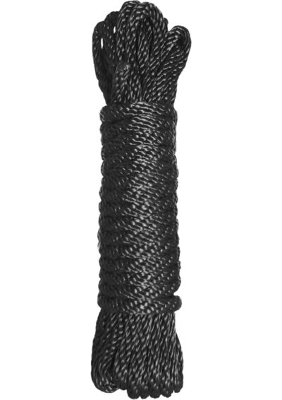 Master Series Karada Bondage Rope - 10 Feet - Black