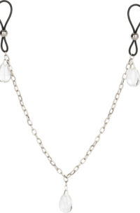 Nipple Play Non Piercing Nipple Chain Jewelry - Crystal