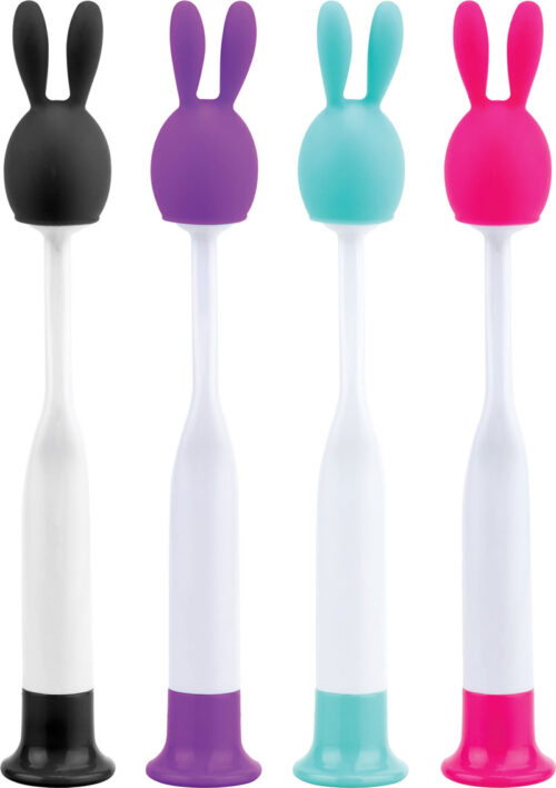 Screaming O Pop Rabbit Silicone Clitoral Vibe Assorted Colors 12 Each Per Box